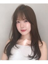 アグノス 青山(Agnos)&nbsp;似合わせカットシースルーバング美髪大人ガーリーワンカール
