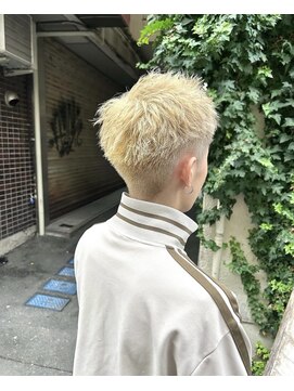 ブランコ レインボー店(blanco) ブロンド×短髪ヘアー