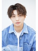 men'shair/波巻きツイストスパイラル/ニュアンスパーマ