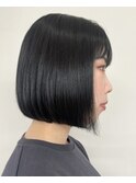 前下がりボブ