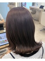 ケンジ 平塚ラスカ店(KENJE) ブラウンベージュ/ブラウンカラー/顔まわりカット/平塚