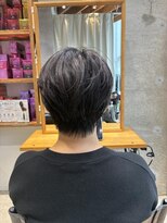 アルトル 池袋2nd(altru) ◇大人40代50代60代ショートボブ丸みショート白髪ぼかし