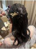 お急ぎゆるハーフアップ