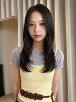 ノラ ギンザ(NORA GINZA) セミロングレイヤー銀座レイヤーカット透明感カラー