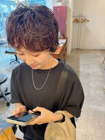 ワゴンヘアー(wagon hair) ショートニュアンスパーマ