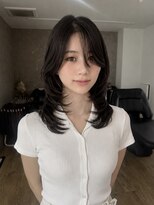エトワ 中央店(etoi)&nbsp;大分ミディアムボブレイヤー軽め韓国レイヤーくびれスタイル
