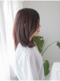 大人ナチュラルストレート/テラコッタブラウン