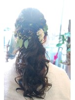 ベル(BELL)&nbsp;ウエディング髪型生花髪飾り　【BELL桜新町/用賀】