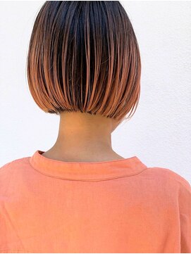 アミ カシワ(ami kashiwa) 切りっぱなしボブ＊baby　pink