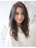【レイヤー×パーマ×透明感カラーで色気大人ヘア】アフロート