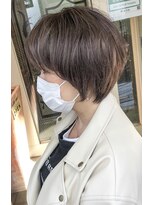 サロンドミルク 溝の口店(salon de MiLK)&nbsp;脱白髪染めハイライト×軽やかショート