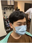 爽やかパーマ 2ブロックを添えて
