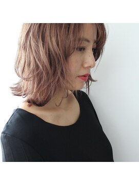 ロンド ストラーダ 心斎橋(Lond strada) マチルダボブ×インナーグレージュ【髪質改善/縮毛矯正】