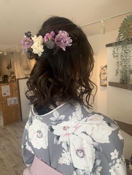 トハユ(TOHAYU) ハーフアップ