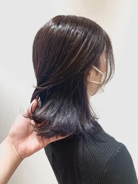 リア(Li'a by neolive) インナーカラー ダークパープル