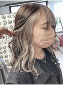 ブリーチ2回 ホワイトベージュ