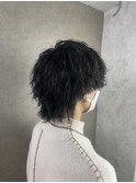 波打ち ツイスト スパイラル パーマ ウルフパーマ