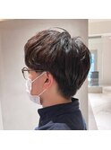 【竹之内蔵人】大人メンズ束感マッシュショート/スーツにも◎