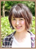 ラフでかわいい外はねショートBOB 【mu-kichi吉祥寺】