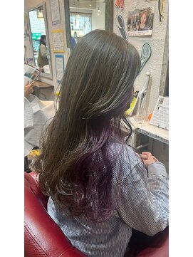 ココロカラ(Cocorokara) 個性的 アクセントカラー インナーカラー