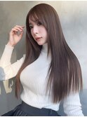 モカブラウンストレート_大人ガーリーチョコレート_ba447601