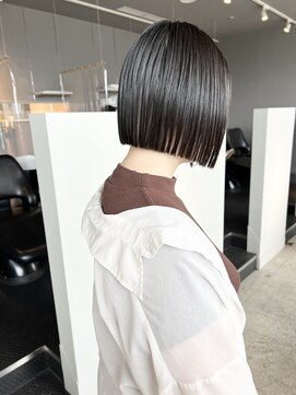 ヘアーエスクールシーユー 枚方T-SITE店(hair S.COEUR×Cu) ミニボブ/切りっぱなしボブ/ぱつっとボブ/韓国ボブ/