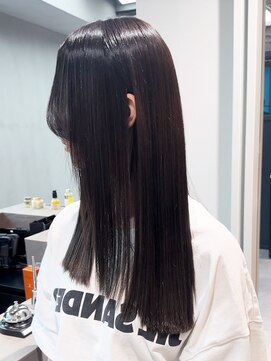 アルバム 銀座(ALBUM GINZA) 髪質改善_ピンクベージュインナーグレージュ_ba469181