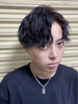 ヒロギンザ 大阪本店(HIRO GINZA) ソフトツイスト×ツーブロック