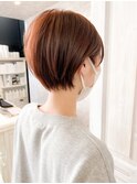 福山Caary20代40代小顔補正立体カットショートヘア.ショートボブ