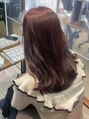 ルソレイユ(Le Soleil) ツヤツヤピンクブラウンカラー♪(ブリーチなしワンカラー)