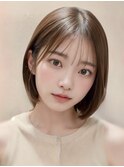 ショートカット×ひし形ショートボブ×前髪あり20代30代40代