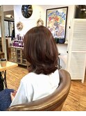 艶感アップ!ピンクブラウンカラー