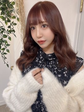 シンク オモテサンドウ(sync omotesando) ぱっつん前髪クリームブラウン