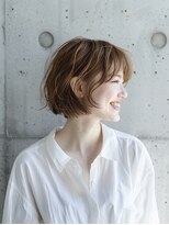 クラン 六甲道(Chlan)&nbsp;重めが可愛いハイトーンショートボブ