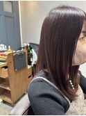 チェリーレッド*ワインレッド*髪質改善*韓国レイヤー*小顔ヘア