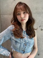 ロンド レア 天神大名店(Lond Le’a) ピンクカラー/暖色カラー/レイヤーカット/韓国ヘア/顔周りカット