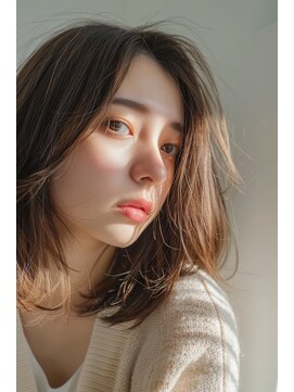 ラナ 新宿(lana) こなれミディ/シアーグレージュ【lana hair/新宿】