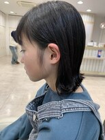 アッシュ 仙川店(Ash)&nbsp;キッズカットキッズヘア外ハネキッズヘア女の子切りっぱなしボブ