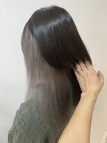 エデン(EDEN)&nbsp;BLACK×グレージュ　インナーカラー