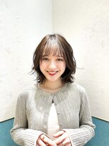 ロンド レグリーズ 立川(Lond leglise)&nbsp;ミニウルフレイヤーカット顔周りカット前髪カット韓国ボブ/立川