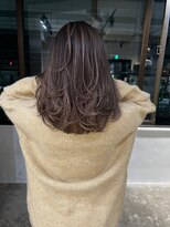 メリー オオサカ(Merly Osaka)&nbsp;レイヤー×中明度グレージュバレイヤージュ