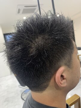 ディティール(Detail) メンズ刈り上げ×アップバンクショート