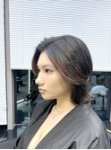 ぱつっとラインを残したいボブと顔まわりレイヤー☆渋谷/韓国風