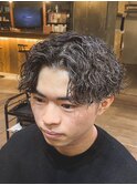沖縄メンズ波巻きパーマ