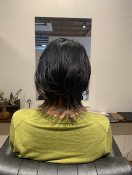 モーダアッカ(moda acca) ウルフレイヤー×インナーカラー@20代30代40代