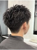 スパイキーショート/メンズパーマ/ピンパーマ/メンズカット