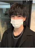 【爽やか黒髪スタイル】ニュアンスパーマ