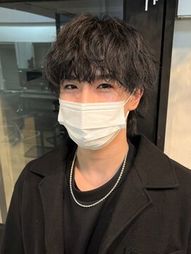 エクシア 川崎店(EXCIA) 【爽やか黒髪スタイル】ニュアンスパーマ