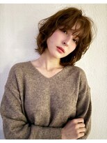 カバーヘア ブリス 大宮西口(COVER HAIR bliss) ボブパーマ/ニュアンスパーマ/ミルクティーベージュ/小顔p大宮