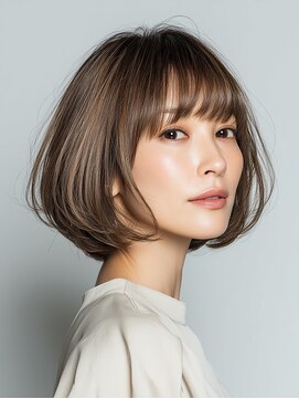 ビフィーノ リルネ(Bifino Rilune) クラゲヘアー/小顔/ココアベージュ/オリーブグレー/川西